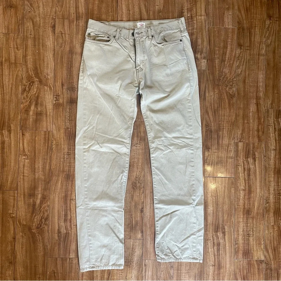 DOCKERS Men’s Tan Jeans Straight Fit Size 34x34 - Picture 1 of 10